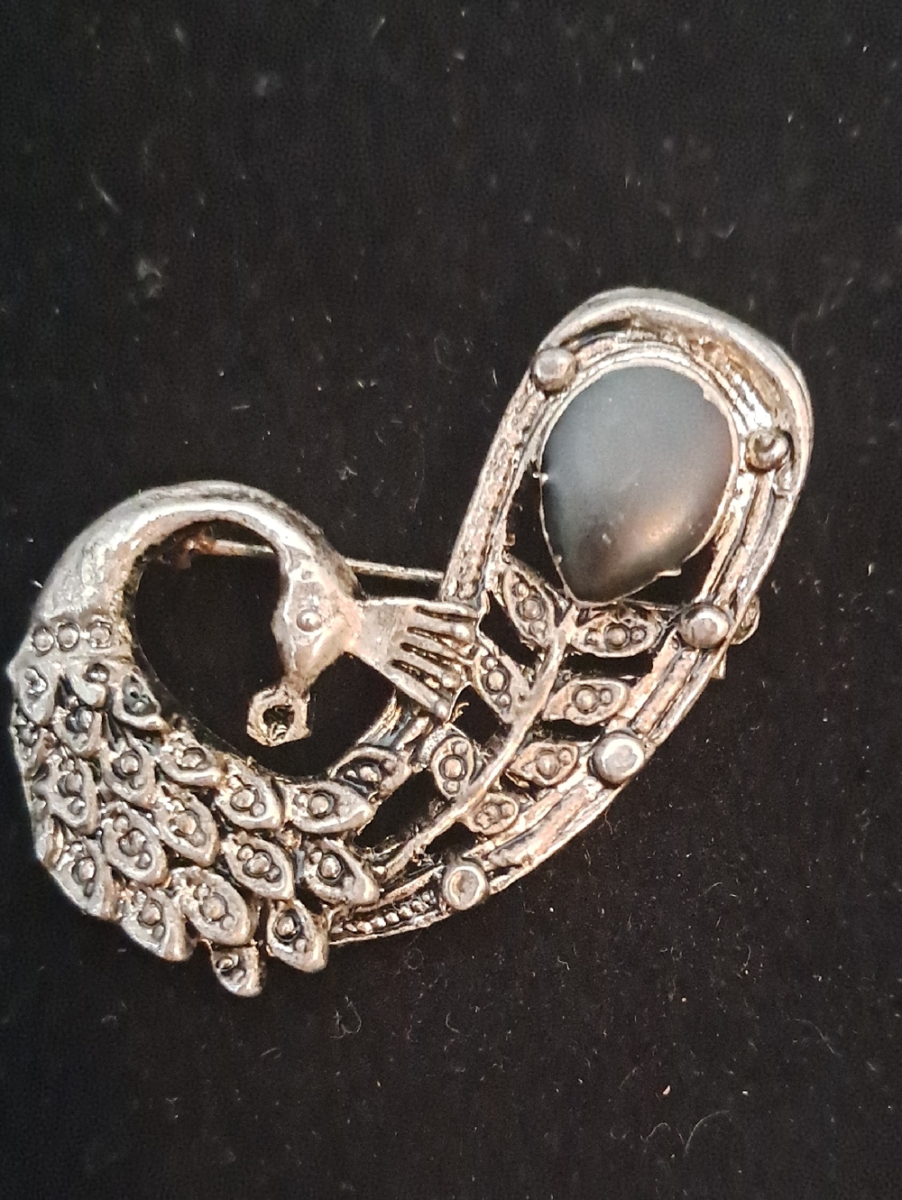Vintage Peacock Brooch